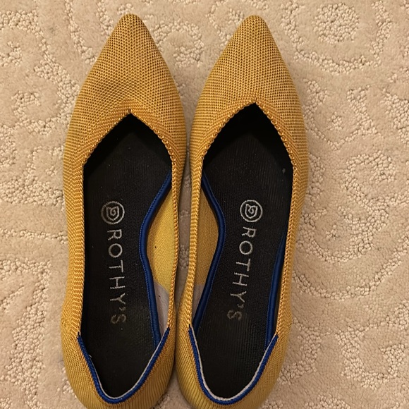 Yellow Rothy’s flats - Picture 9 of 10